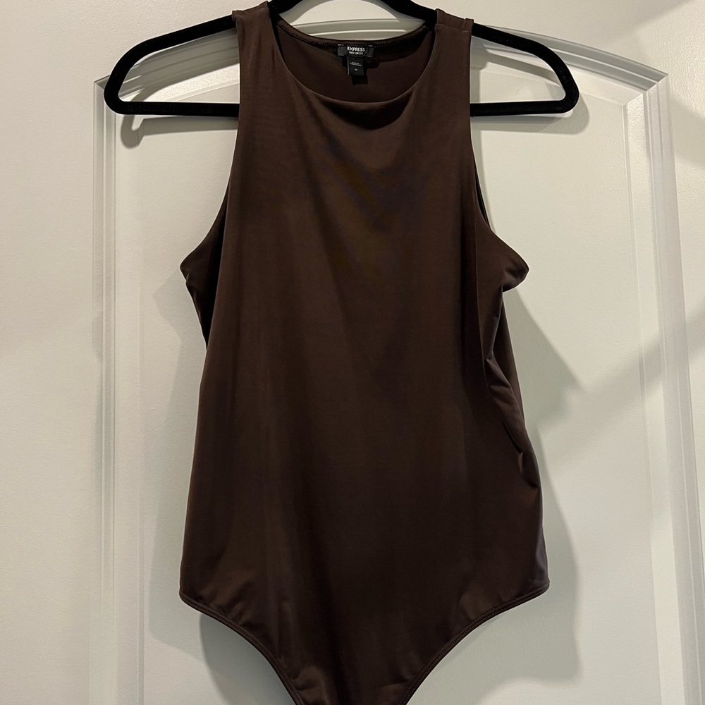 Express Chocolate Brown Bodysuit